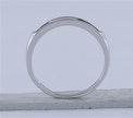 10k Yellow / White Gold Round Diamond Single Row Band Ring 1/8 Cttw