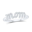 10k Yellow / White Gold Round Diamond Mom Nicoles Dream Collection Ring 1/6 Cttw