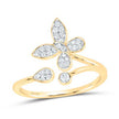 1/5 CTW DIA NK BUTTERFLY FASHION RING