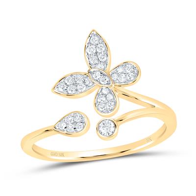 1/5 CTW DIA NK BUTTERFLY FASHION RING