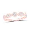 1/6CTW-DIA NK GIFT STACKBLE BAND Yellow / Rose Gold